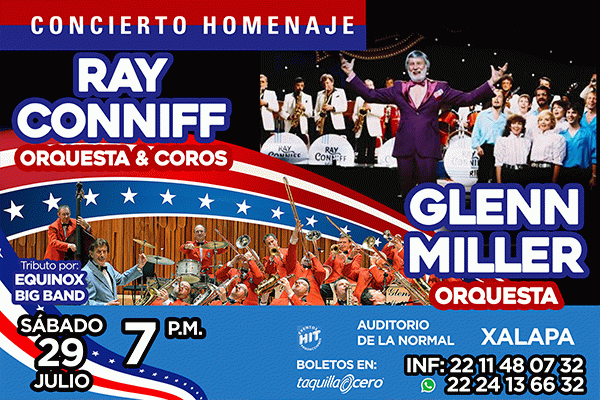 Concierto homenaje a Glenn Miller y Ray Conniff, Xalapa